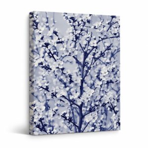 Cherry Blossom Spring Framed Canvas Wall Art Ready to Hang