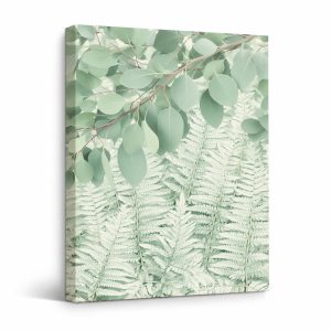 Fresh Green Botanicals Framed Canvas Wall Art | Ready to Hang